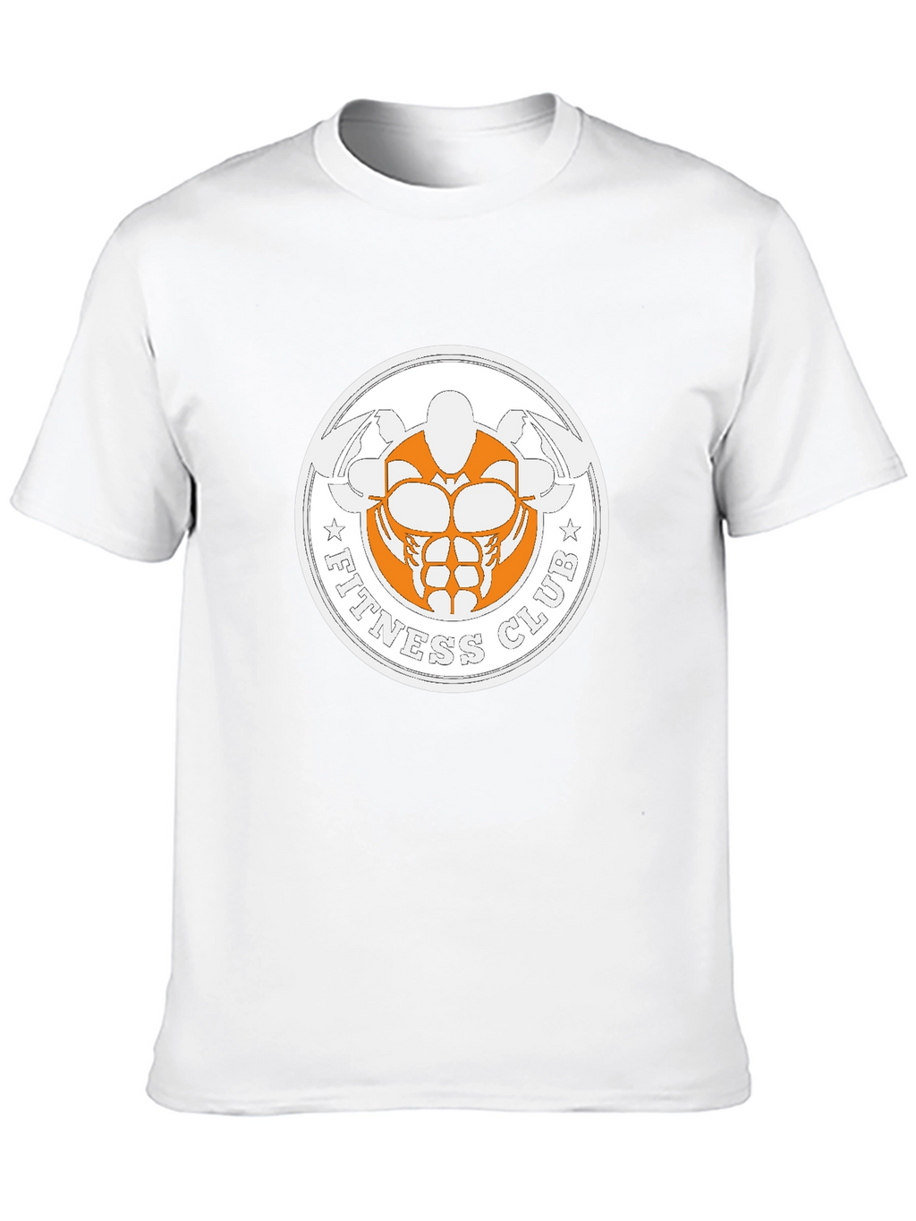Fitness Club Graphic Print Black T-Shirt