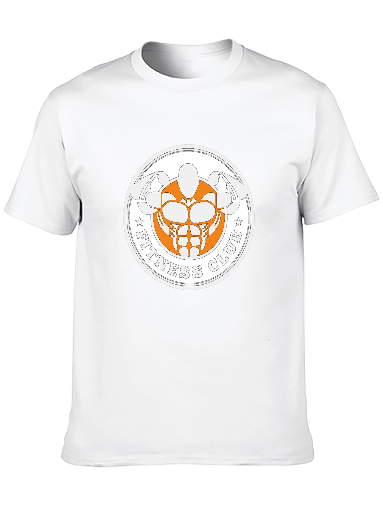 Fitness Club Graphic Print Black T-Shirt