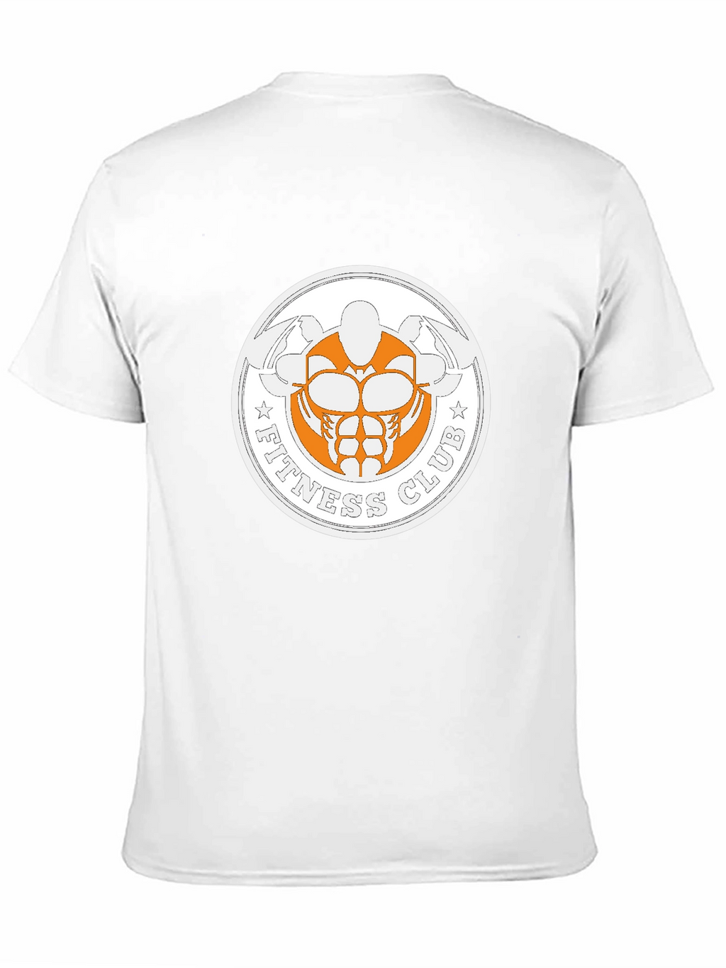 Fitness Club Graphic Print Black T-Shirt