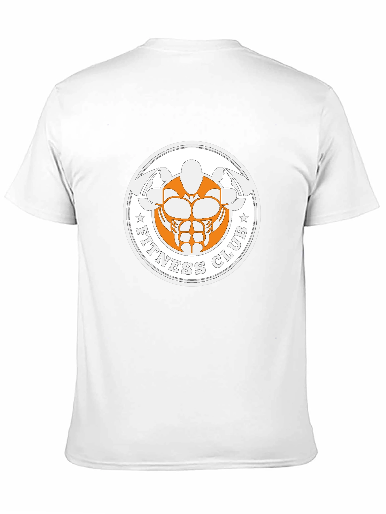 Fitness Club Graphic Print Black T-Shirt