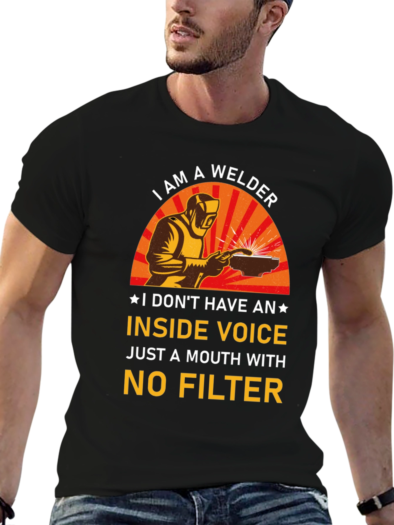 Welder T-Shirt - No Filter Funny Tee