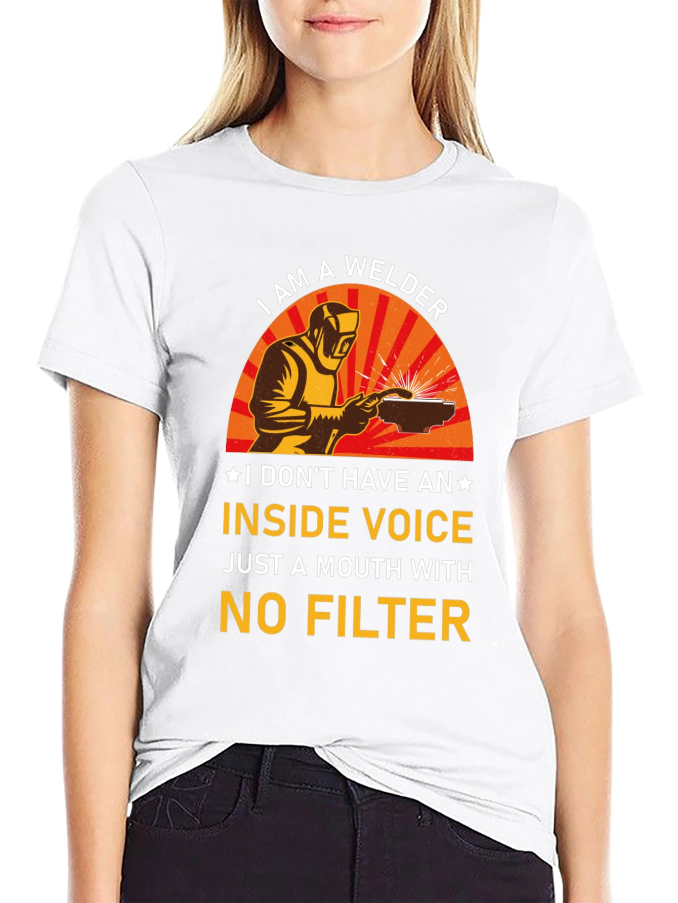 Welder T-Shirt - No Filter Funny Tee