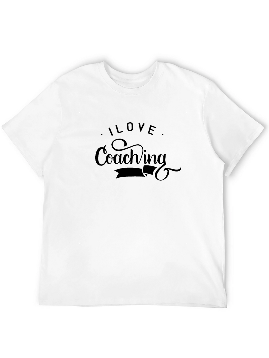 I Love Coaching Black T-Shirt