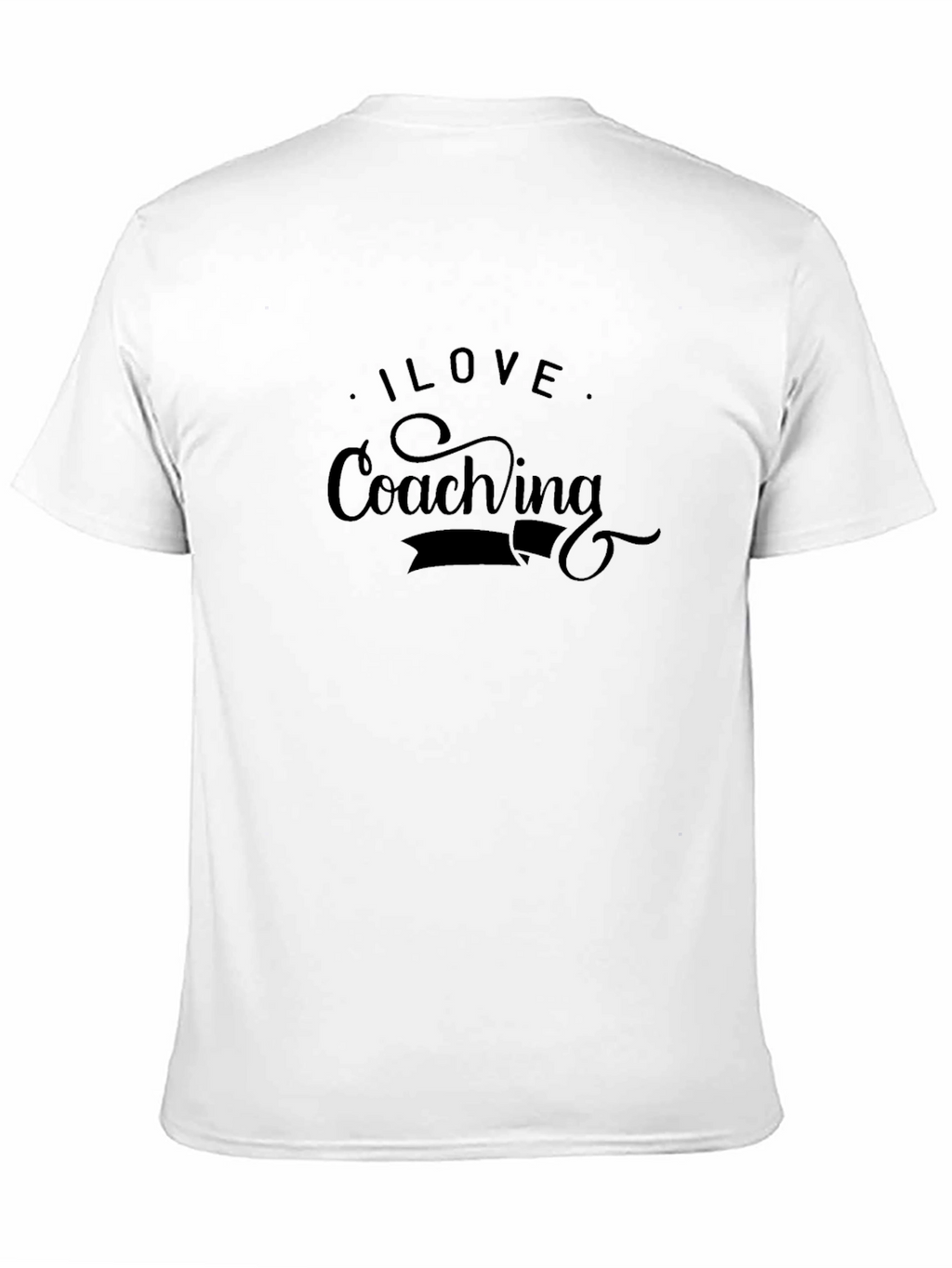 I Love Coaching Black T-Shirt