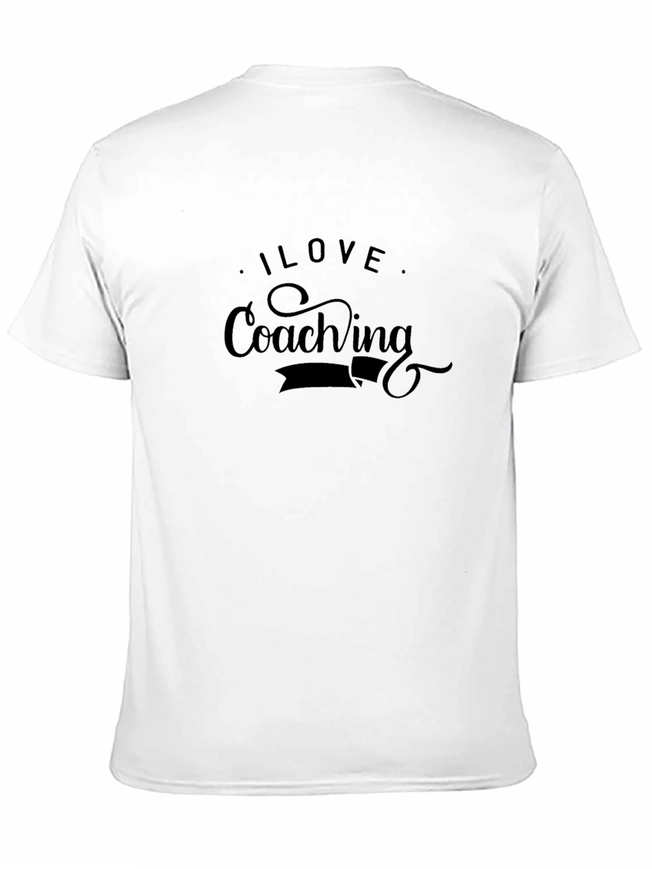 I Love Coaching Black T-Shirt