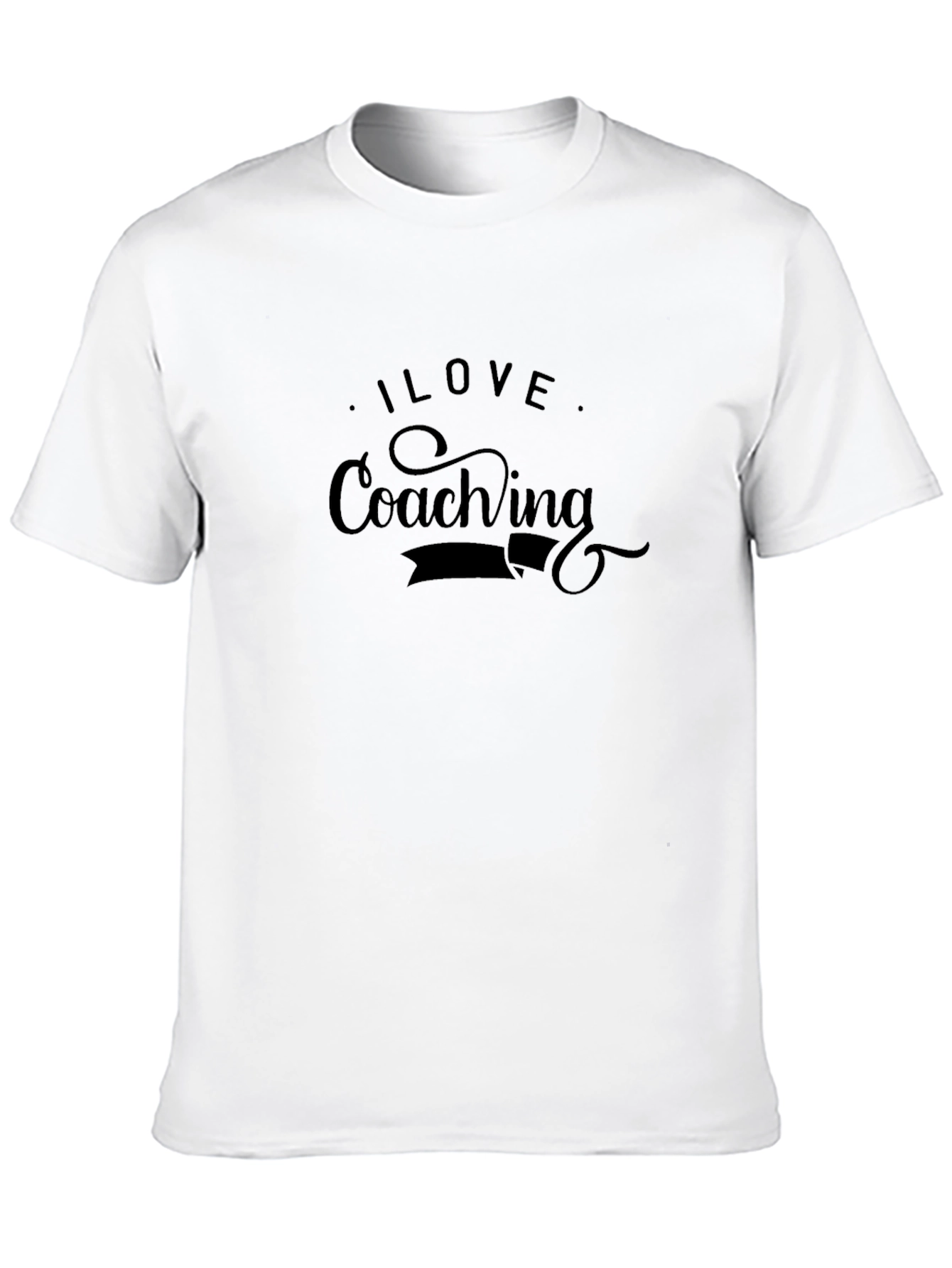I Love Coaching Black T-Shirt