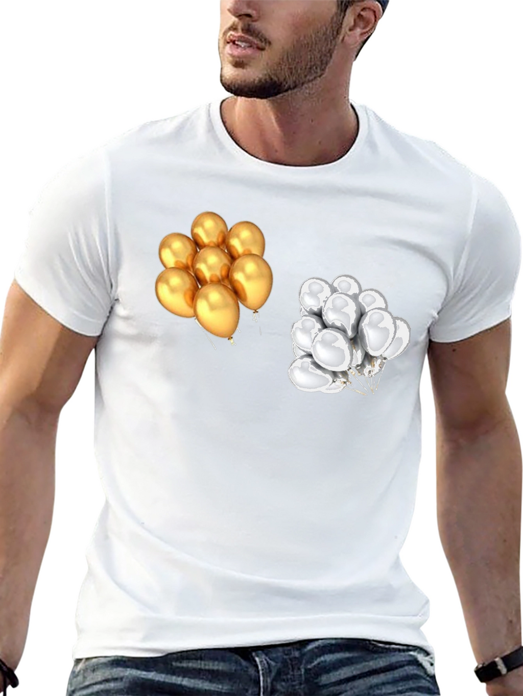 Balloon Graphic Tee - Party Ready!