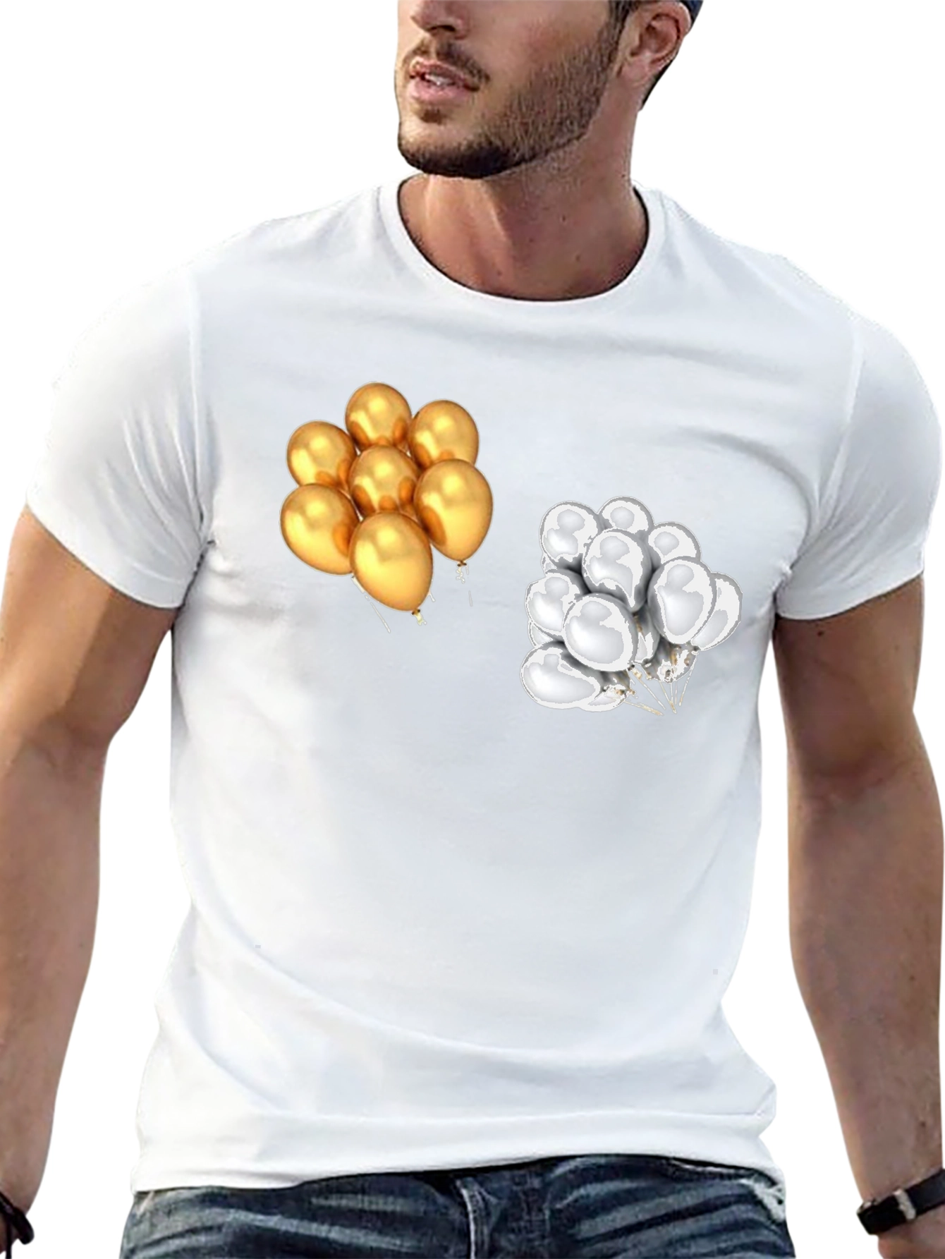 Balloon Graphic Tee - Party Ready!