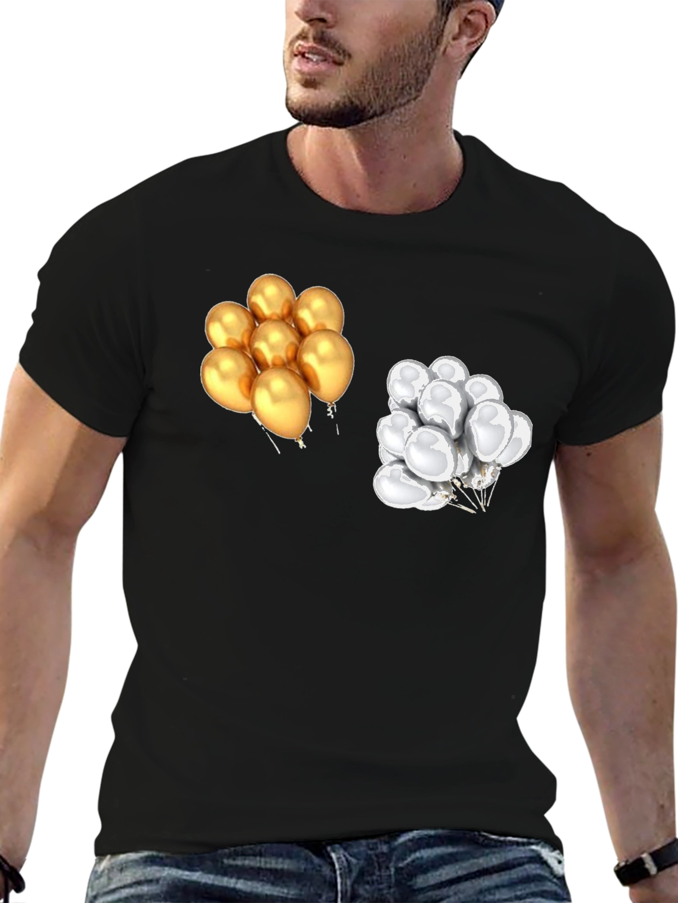 Balloon Graphic Tee - Party Ready!