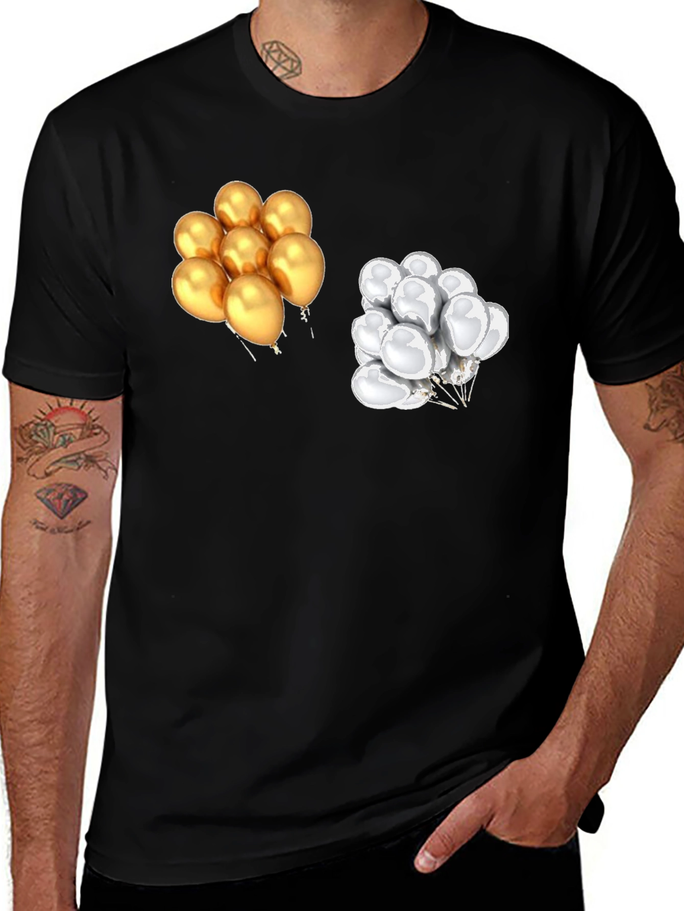 Balloon Graphic Tee - Party Ready!