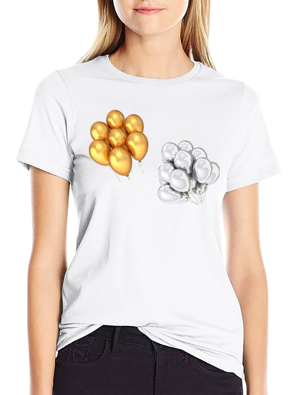 Balloon Graphic Tee - Party Ready!
