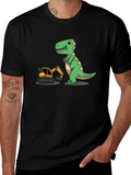 Dino Excavator T-Shirt - Fun & Unique Design