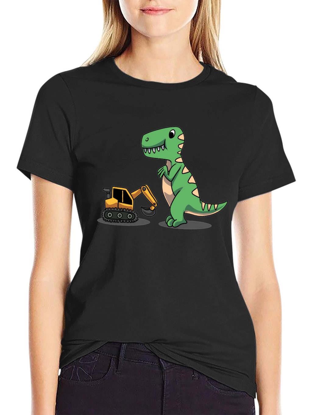 Dino Excavator T-Shirt - Fun & Unique Design