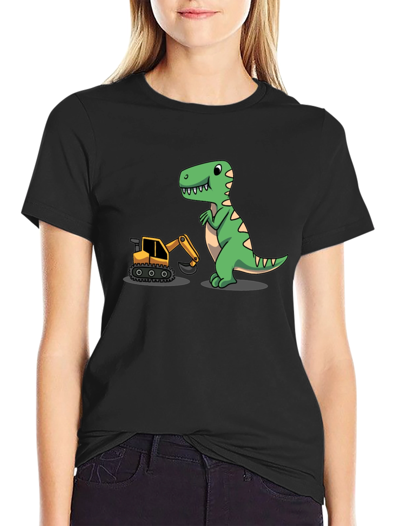 Dino Excavator T-Shirt - Fun & Unique Design