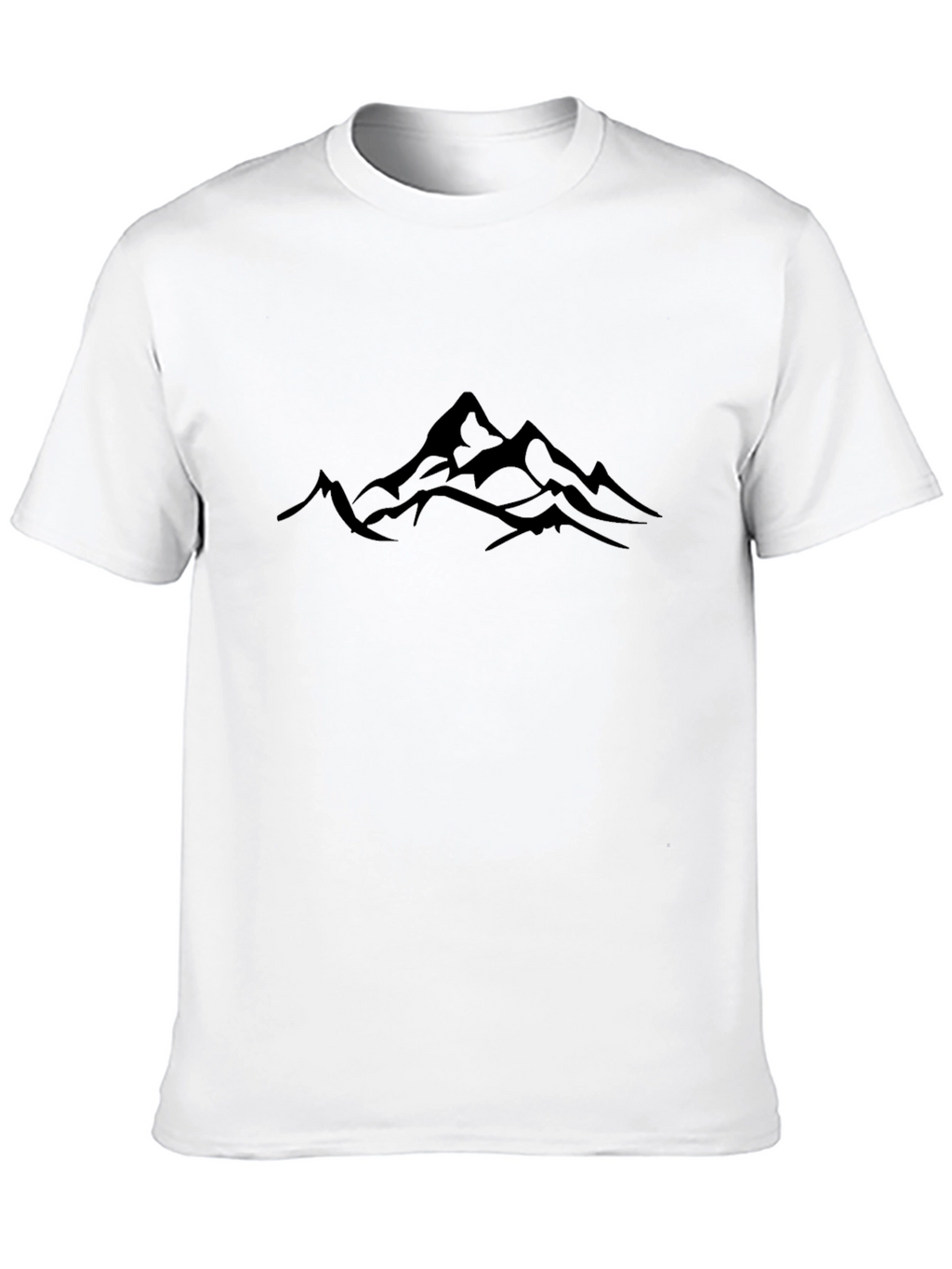 Mountain Silhouette Black T-Shirt