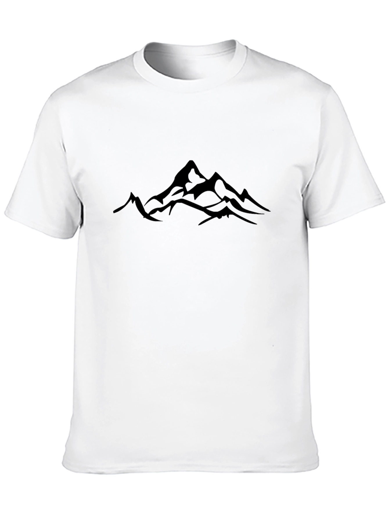 Mountain Silhouette Black T-Shirt