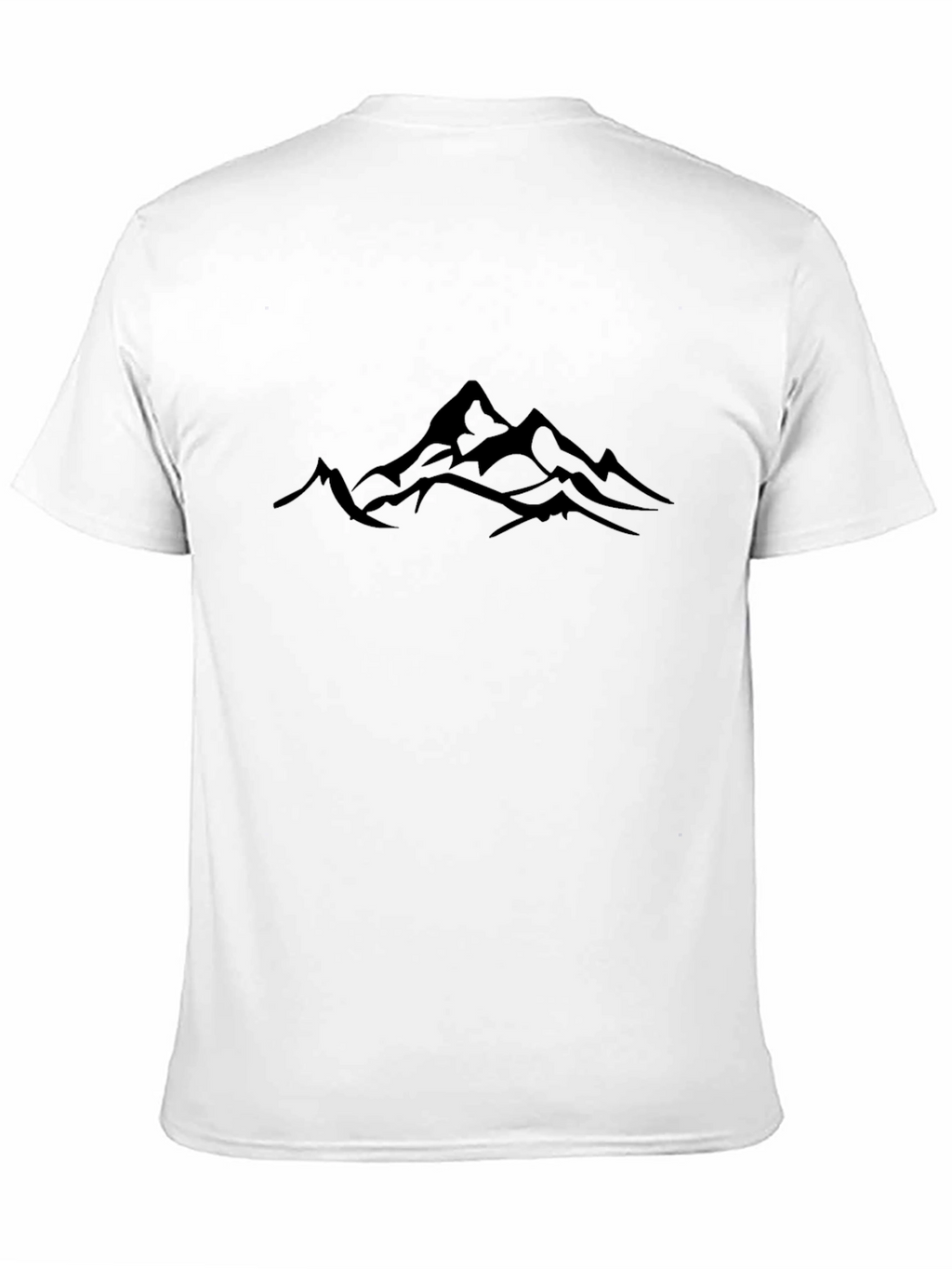Mountain Silhouette Black T-Shirt