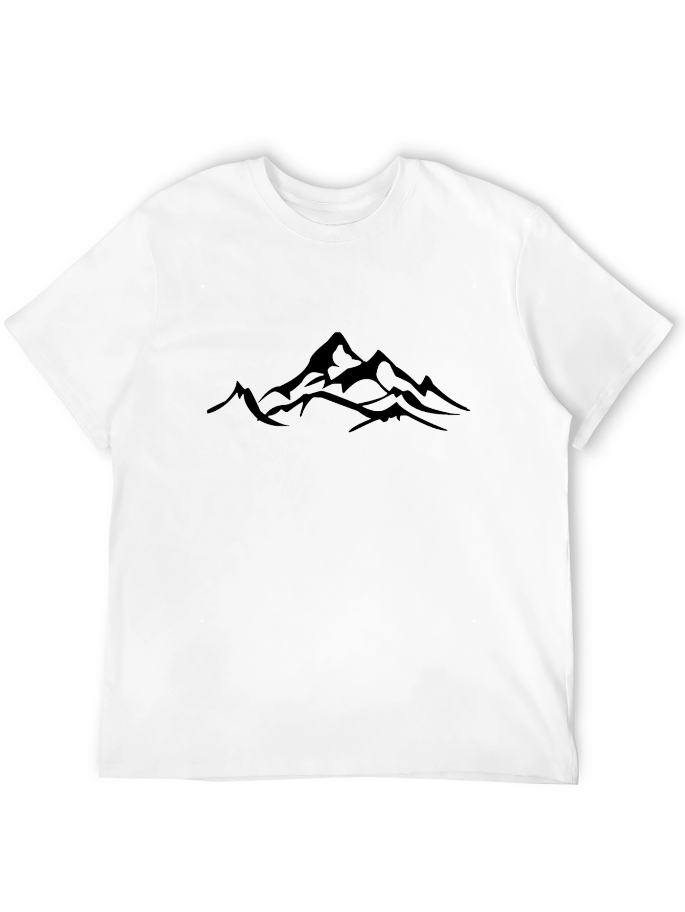 Mountain Silhouette Black T-Shirt