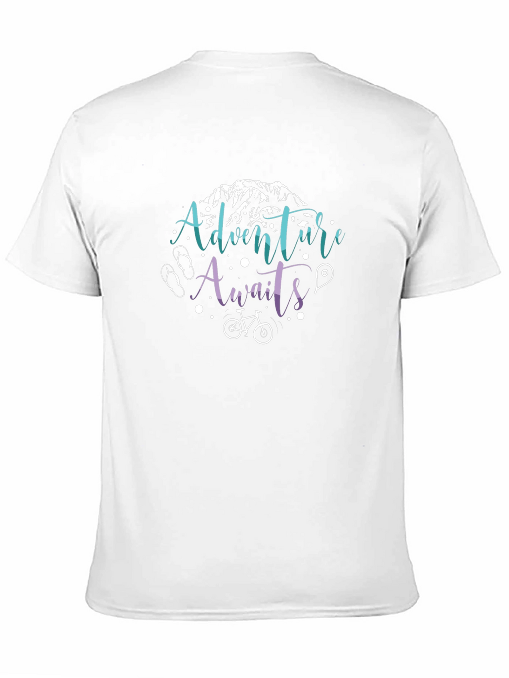 Adventure Awaits Graphic T-Shirt - Black