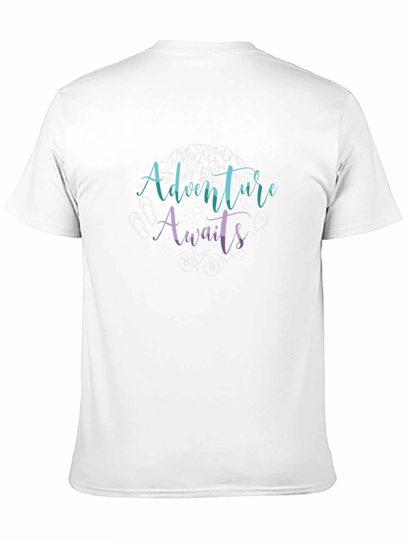 Adventure Awaits Graphic T-Shirt - Black