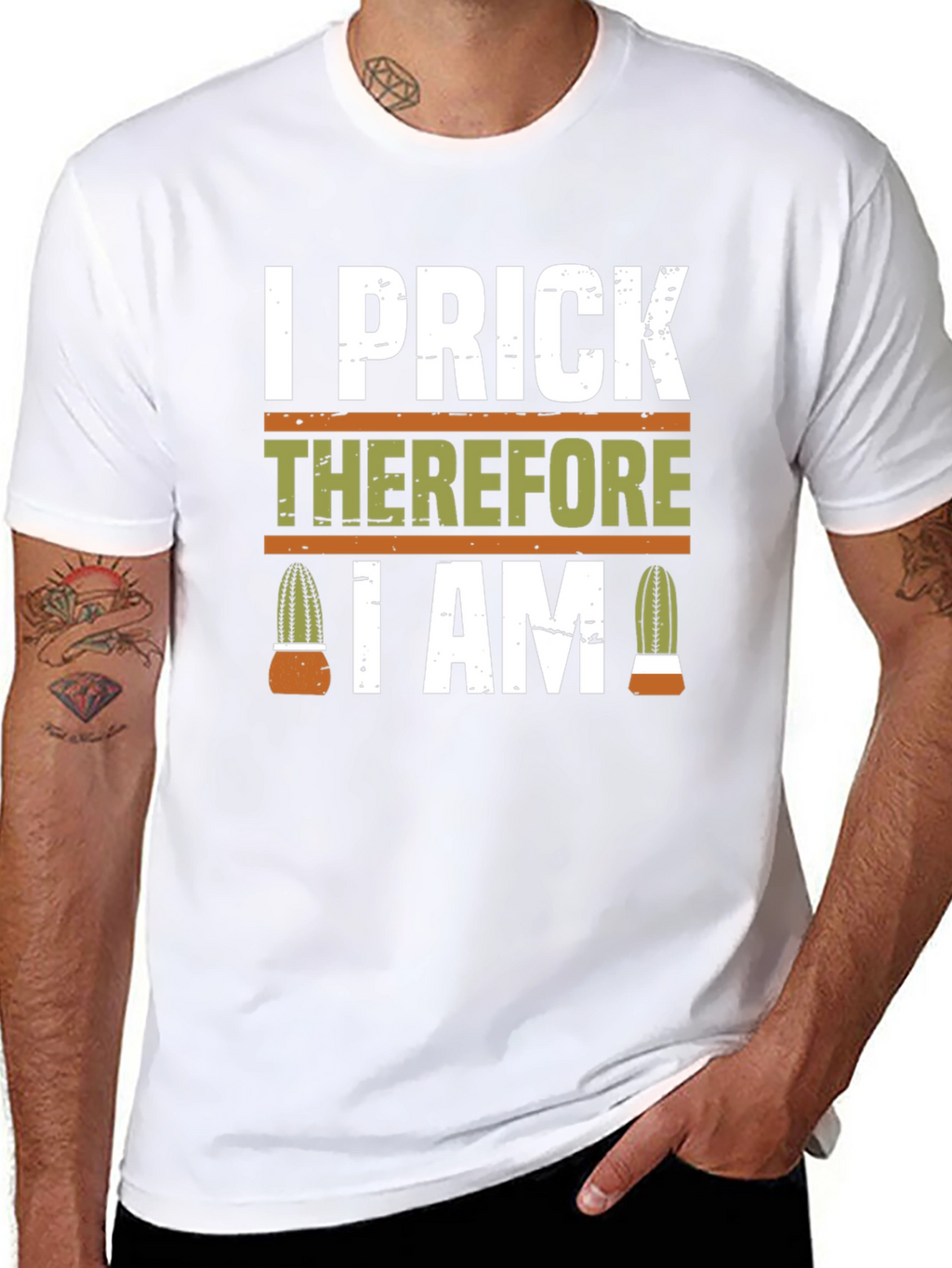 I Prick Therefore I Am Cactus T-Shirt