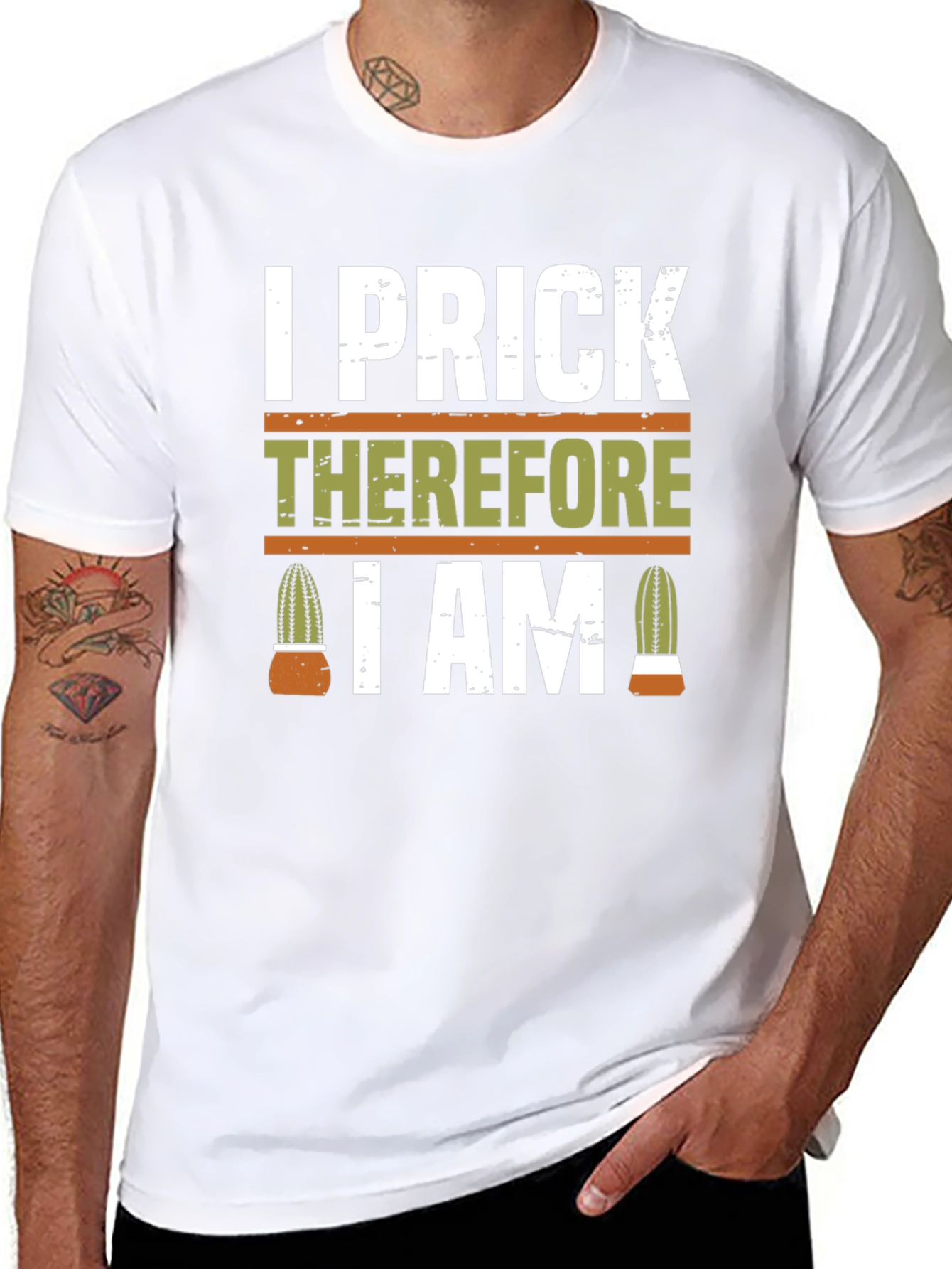 I Prick Therefore I Am Cactus T-Shirt