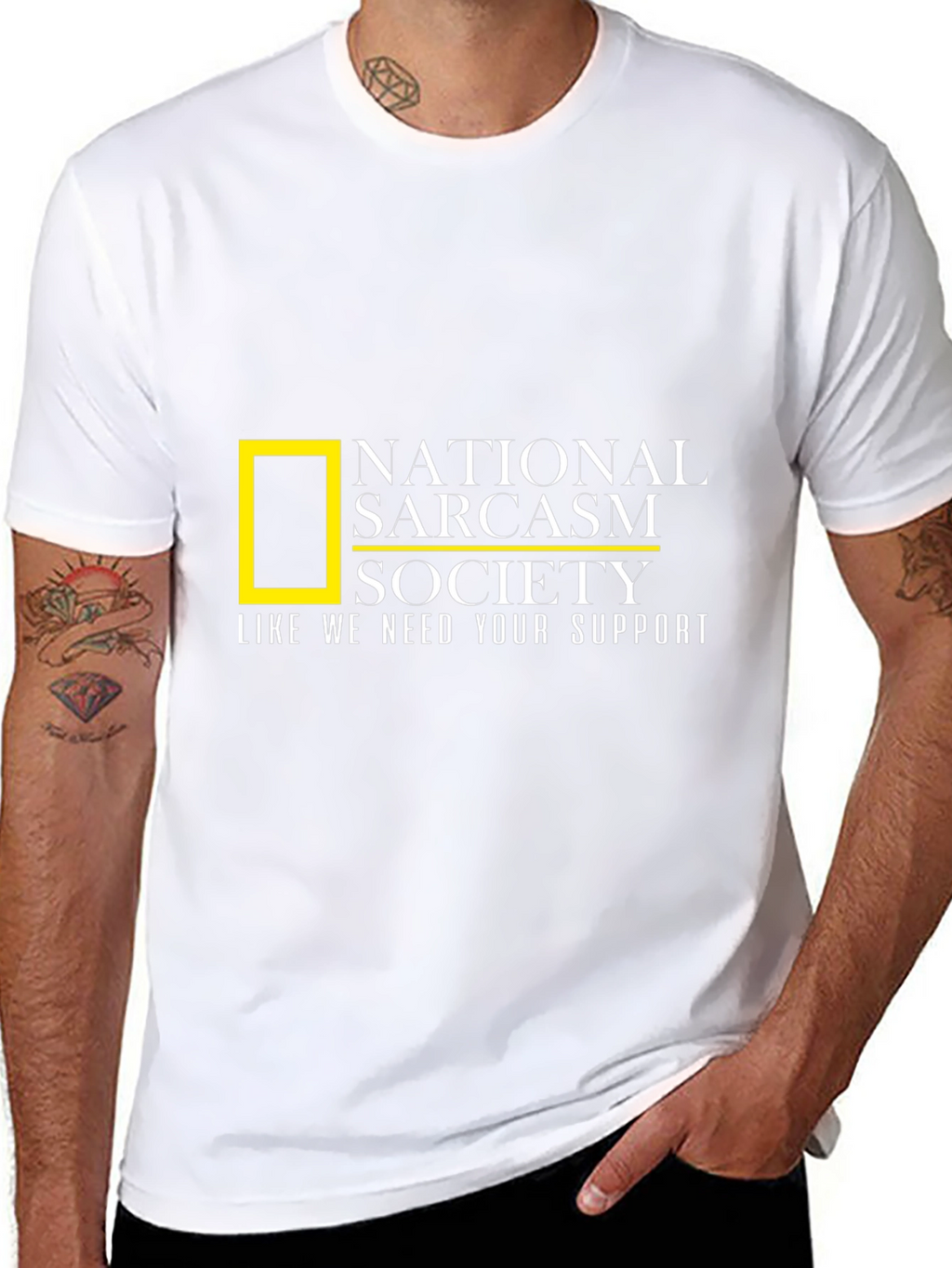 National Sarcasm Society T-Shirt: Funny & Stylish