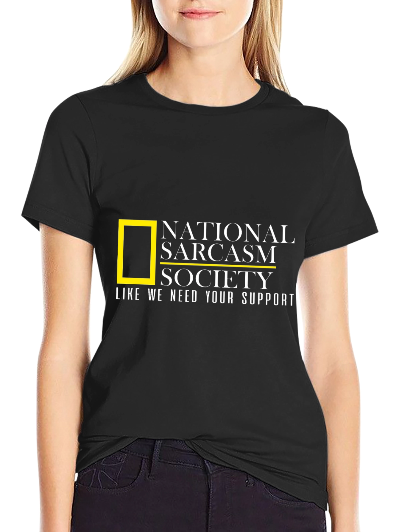 National Sarcasm Society T-Shirt: Funny & Stylish