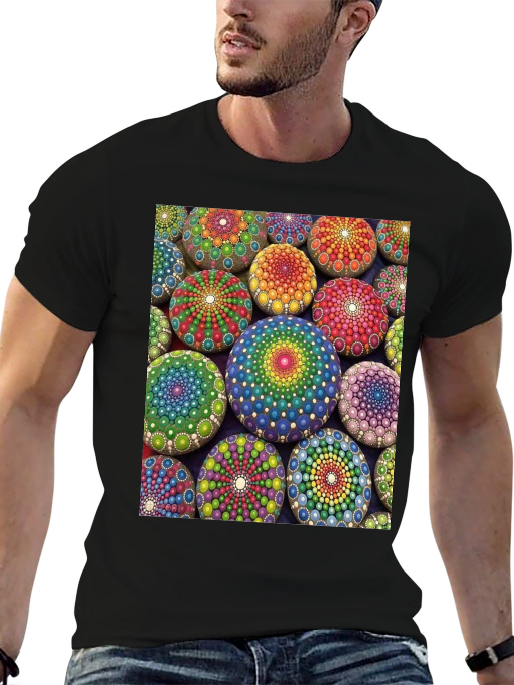 Mandala Dot Art T-Shirt