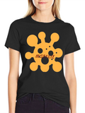 Abstract Graphic Print T-Shirt - Casual Comfort