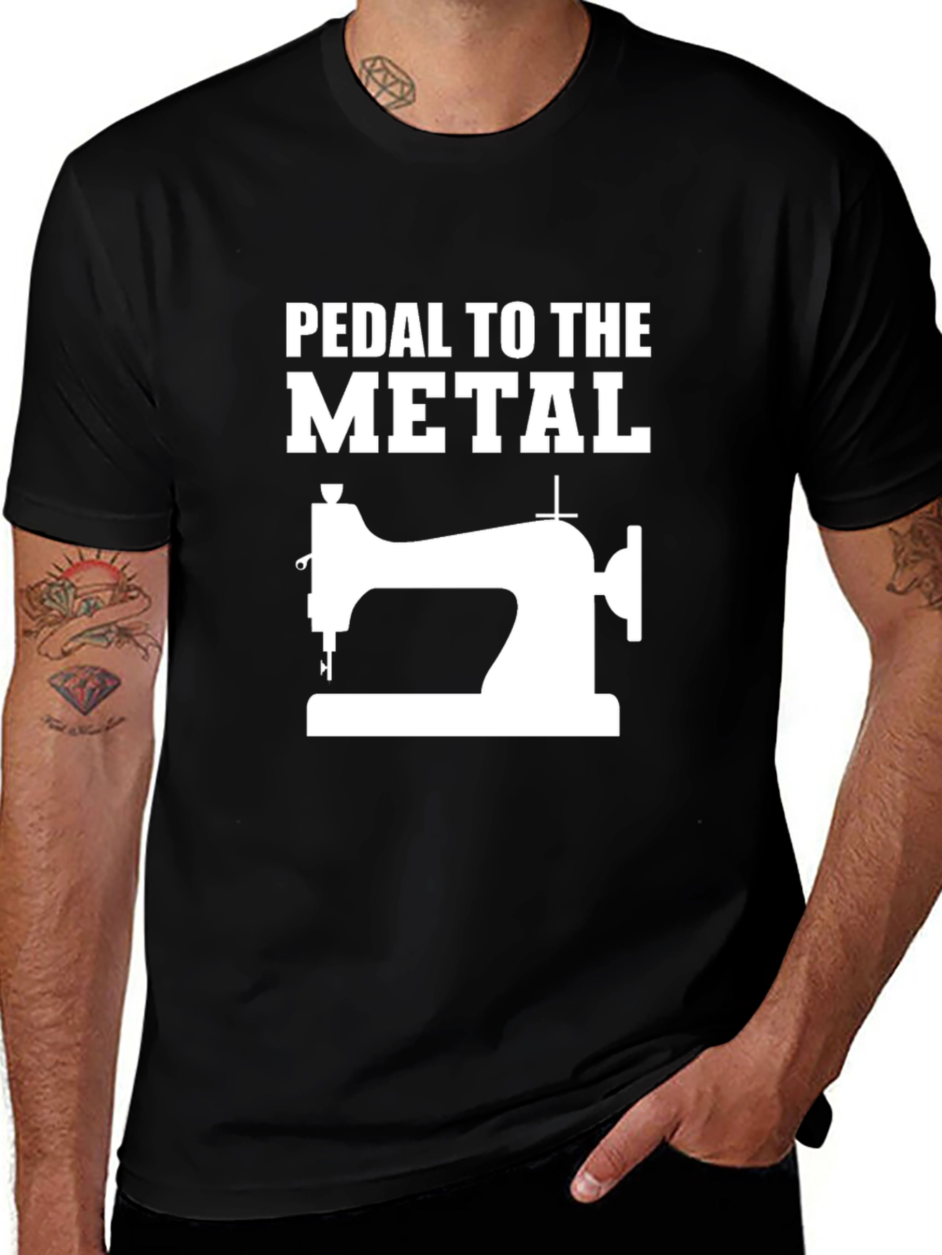 Pedal to the Metal Sewing T-Shirt