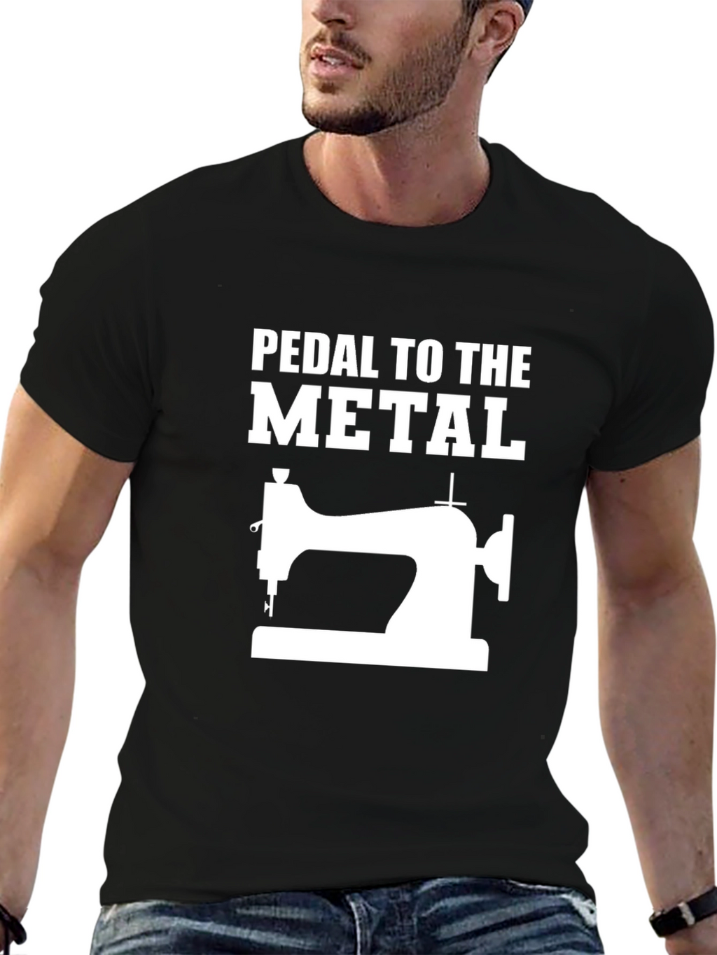 Pedal to the Metal Sewing T-Shirt