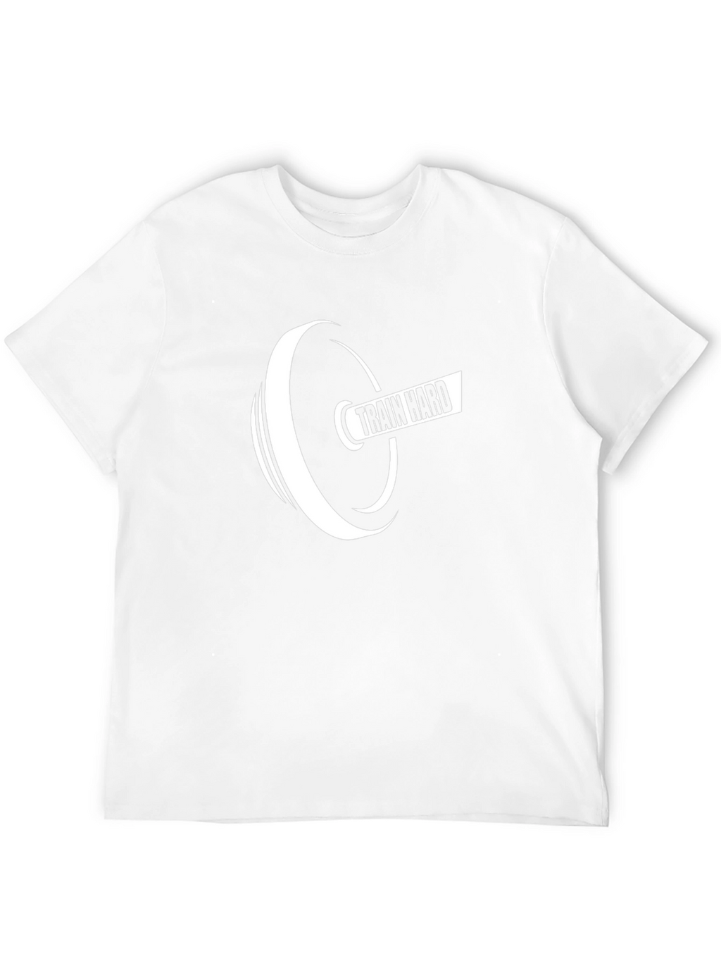 Train Hard T-Shirt - Black Gym Workout Tee