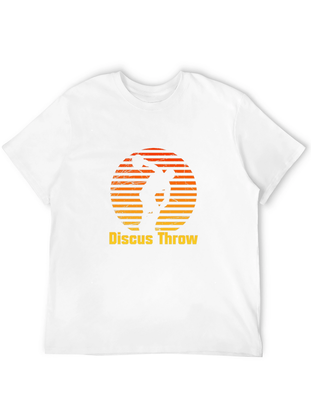 Discus Throw Black Graphic Tee