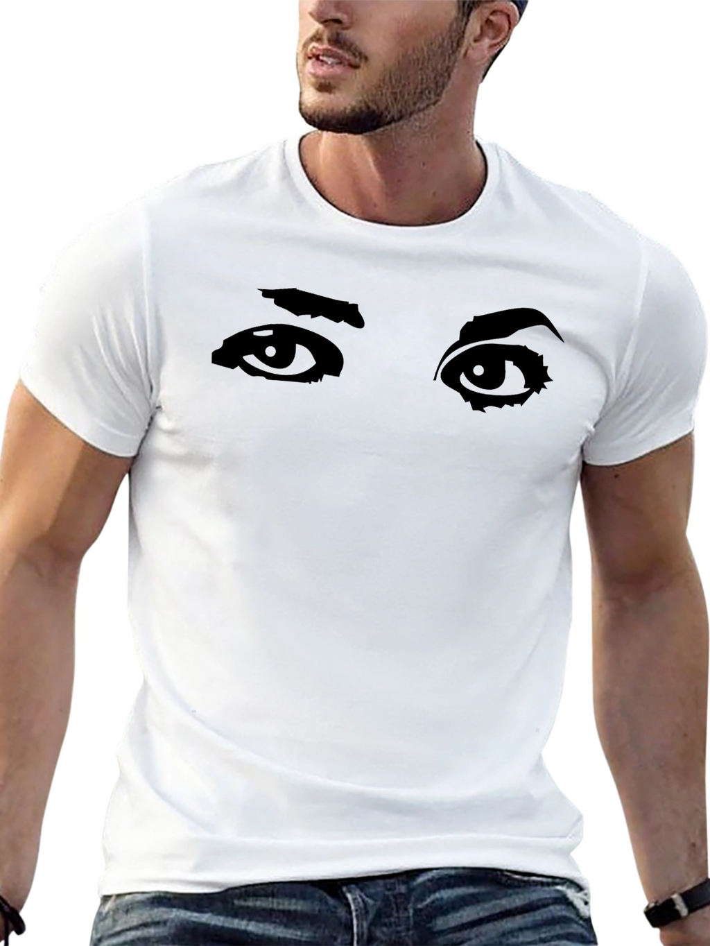 Eye Graphic Black T-Shirt