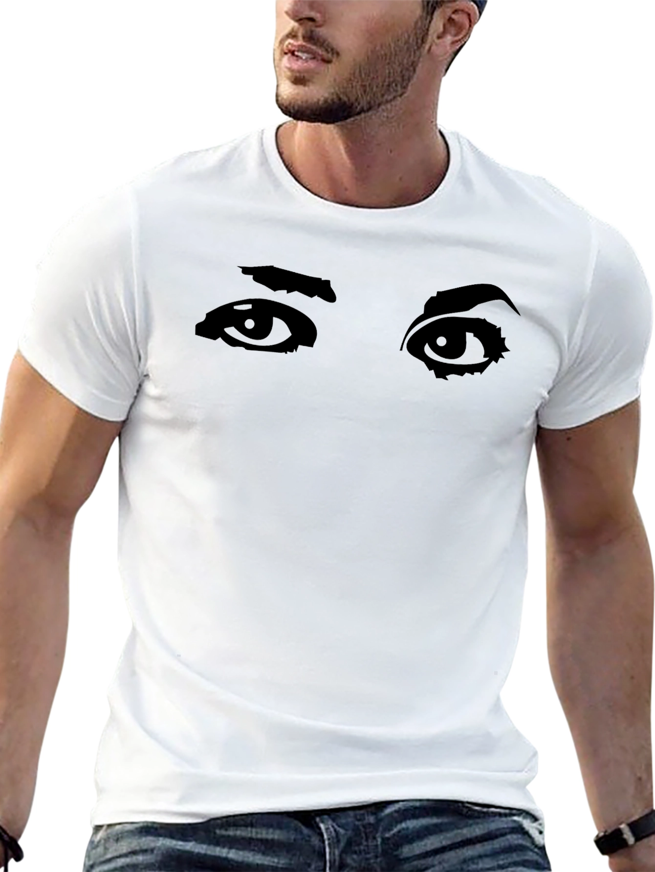 Eye Graphic Black T-Shirt