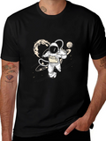 Astronaut in Space Graphic T-Shirt