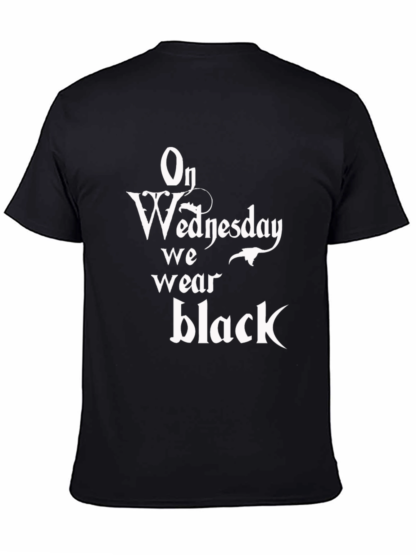 Wednesday Wear Black T-Shirt