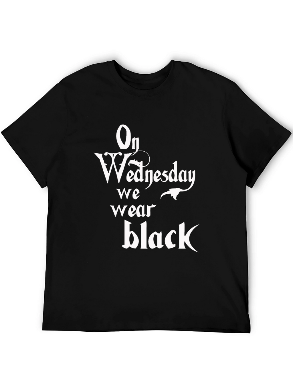 Wednesday Wear Black T-Shirt