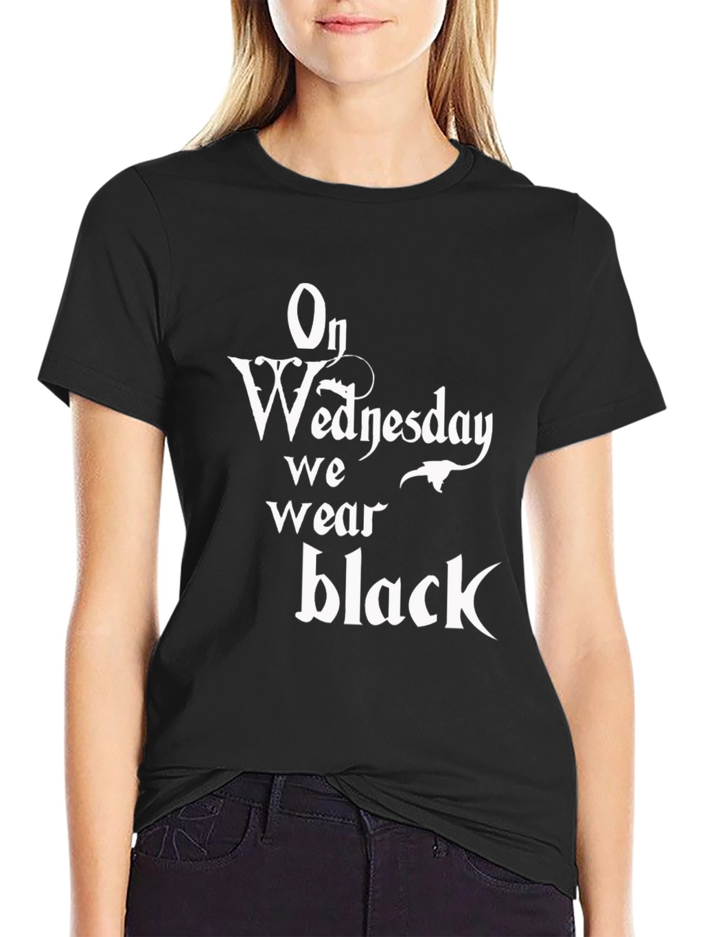 Wednesday Wear Black T-Shirt