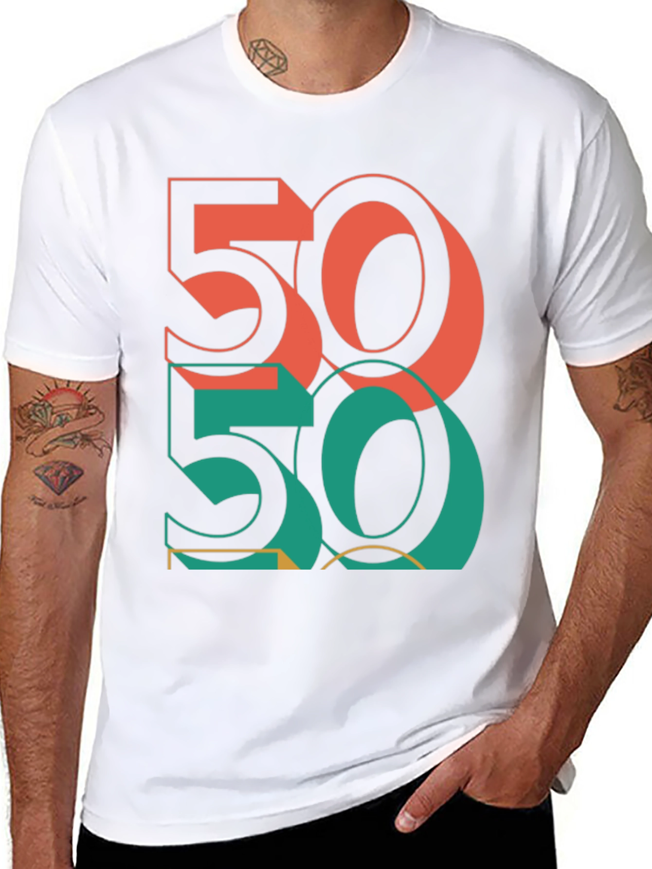 Retro 50 T-Shirt | Cool Graphic Tee