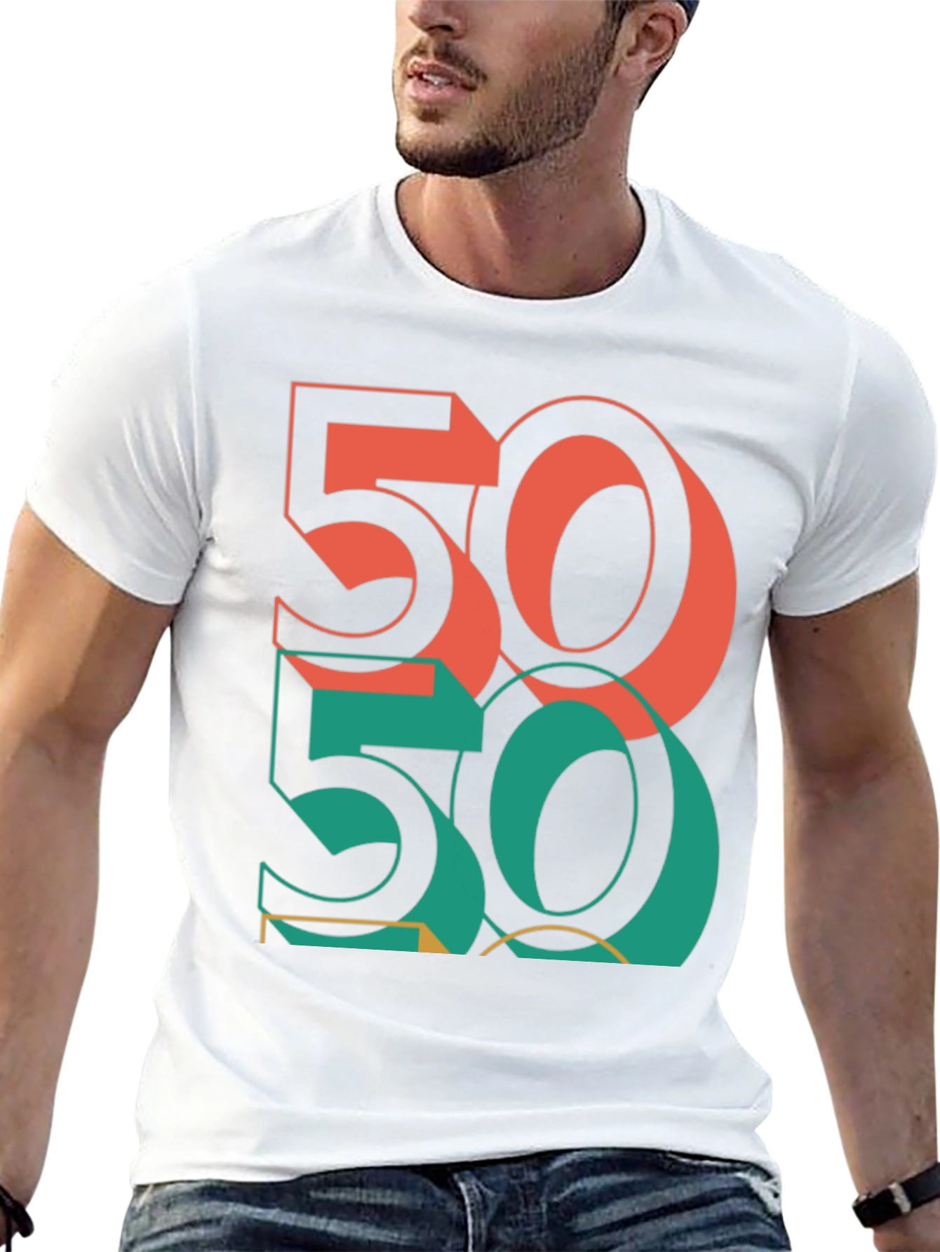 Retro 50 T-Shirt | Cool Graphic Tee