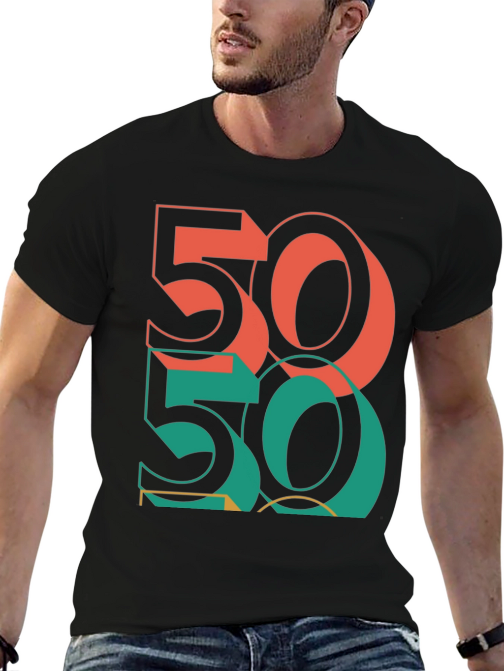 Retro 50 T-Shirt | Cool Graphic Tee