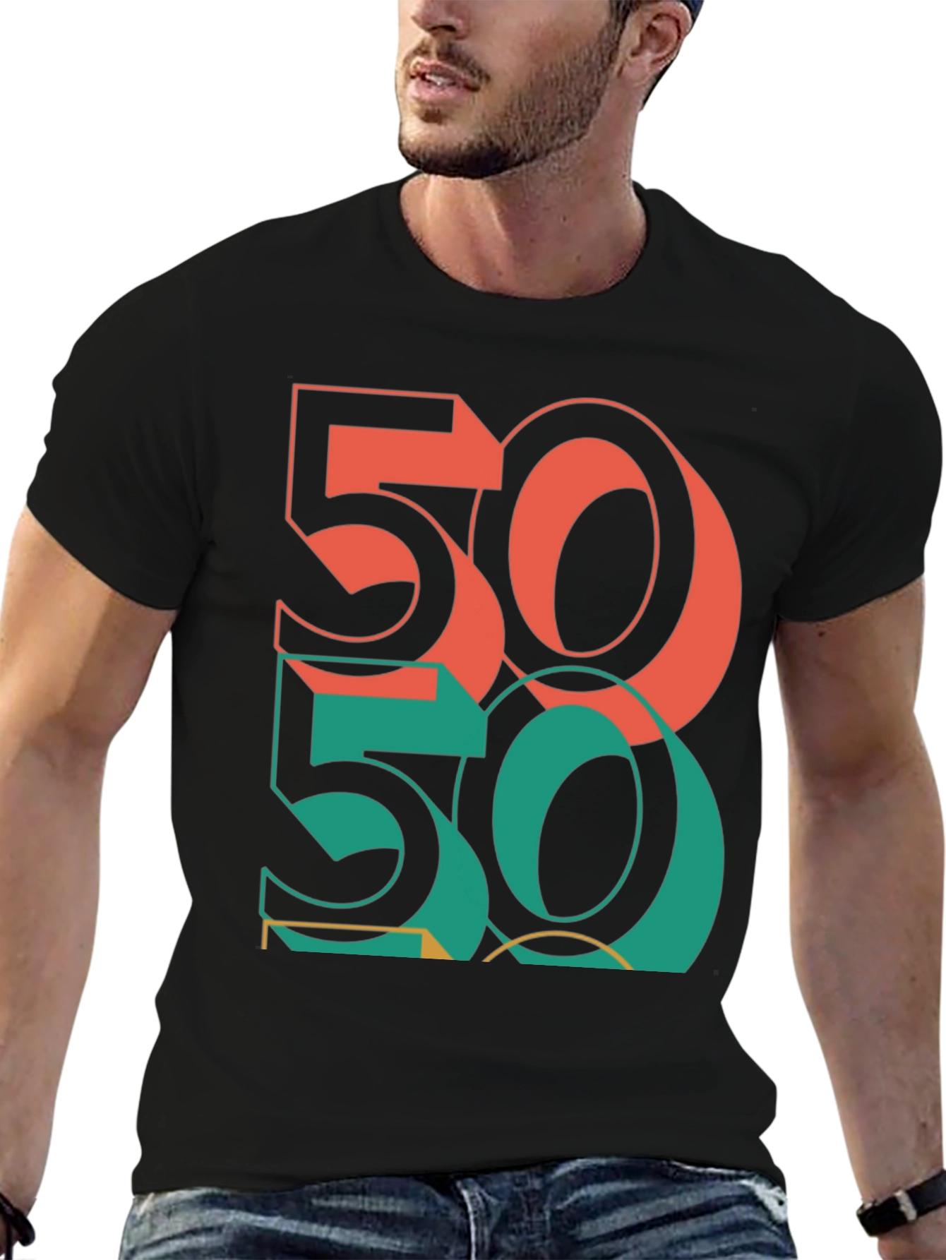 Retro 50 T-Shirt | Cool Graphic Tee