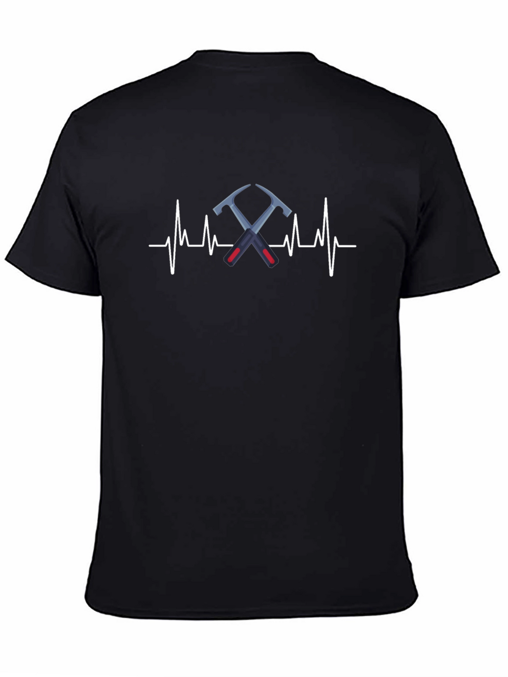 Pickaxe Heartbeat T-Shirt - Rock Climbing & Geology