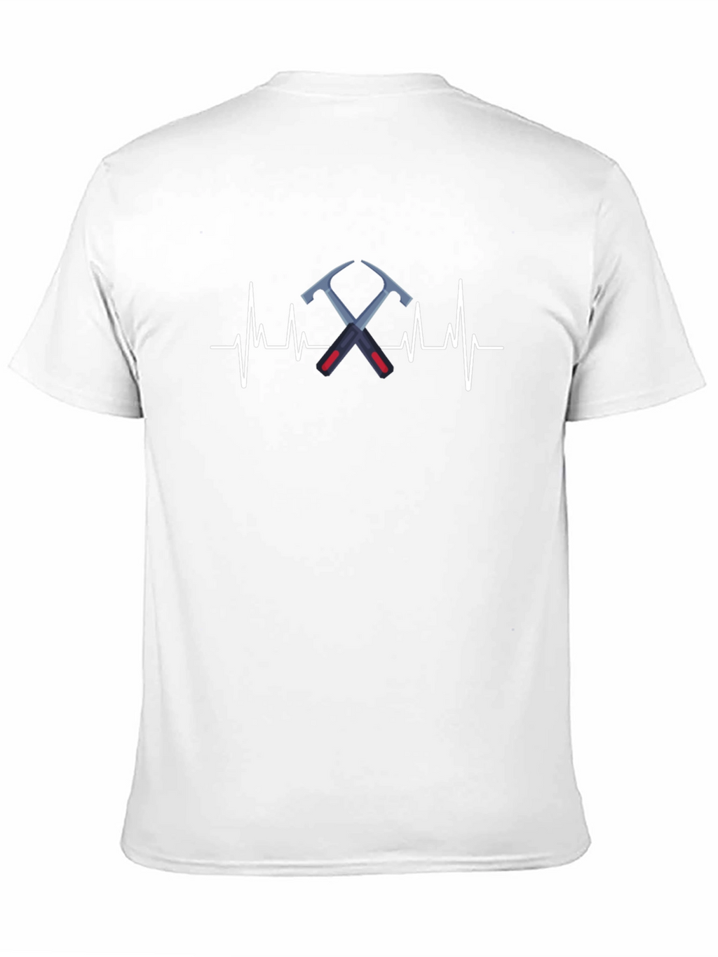 Pickaxe Heartbeat T-Shirt - Rock Climbing & Geology