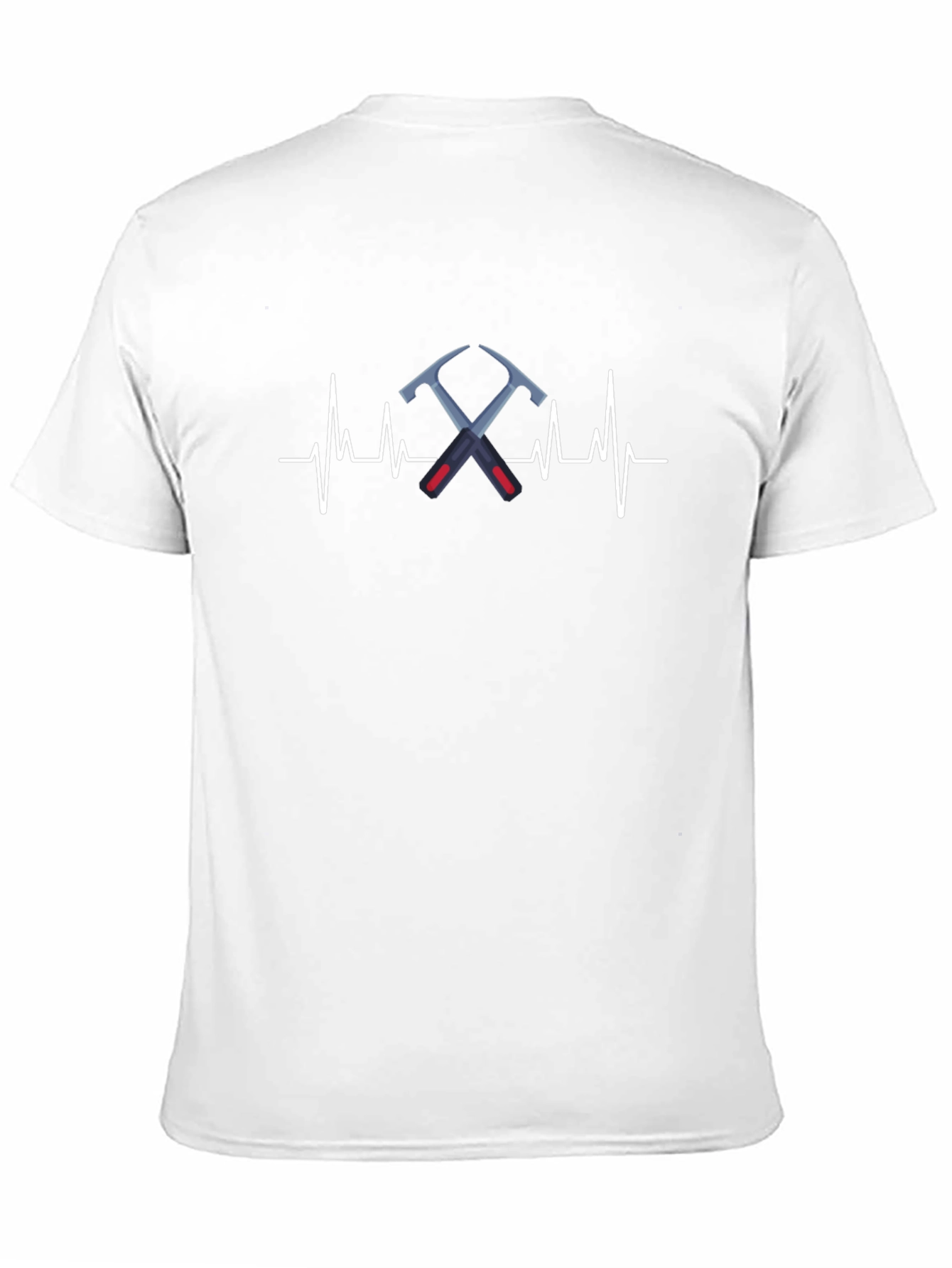 Pickaxe Heartbeat T-Shirt - Rock Climbing & Geology