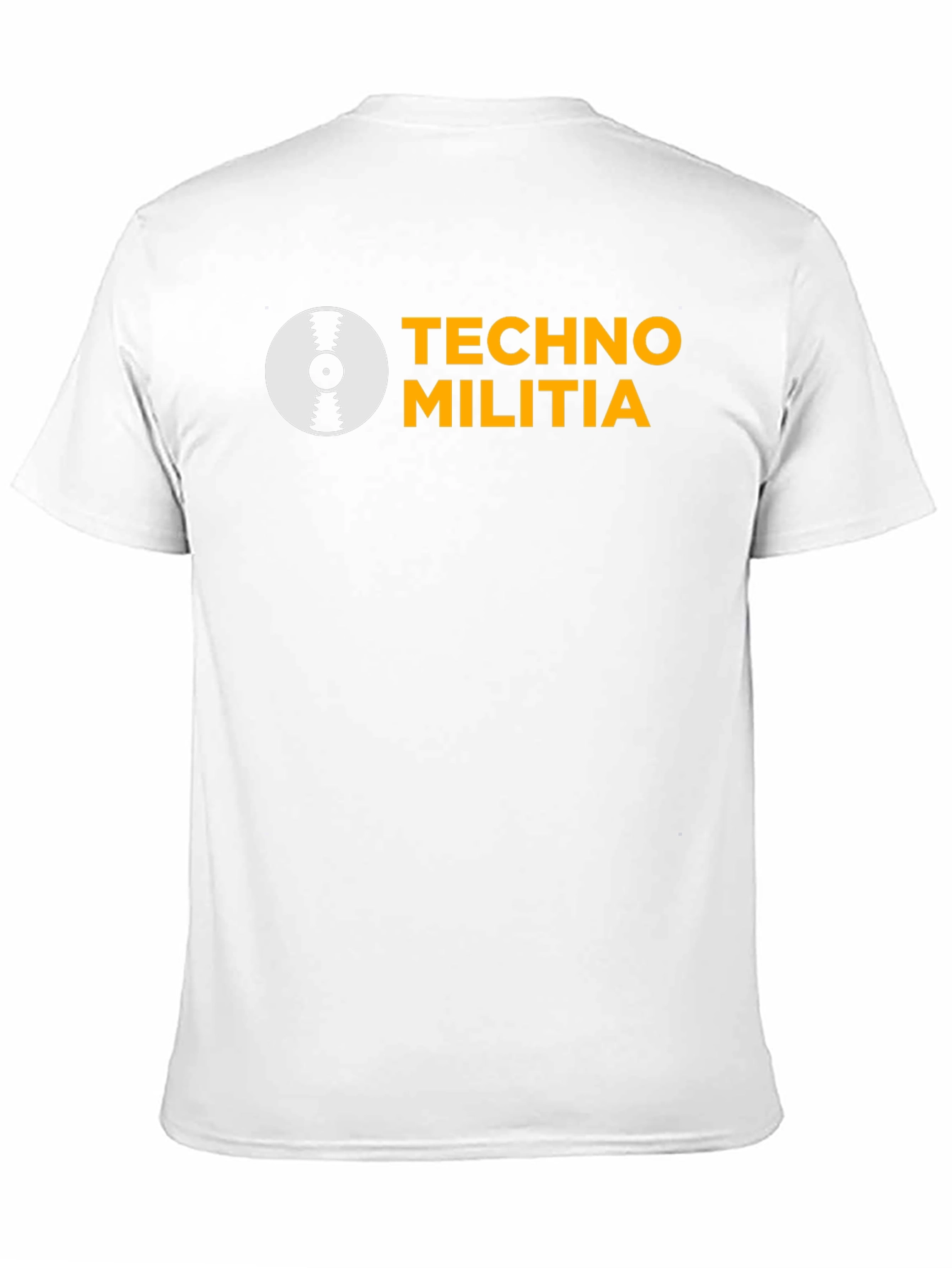 Techno Militia Graphic Tee - Black Cotton T-Shirt