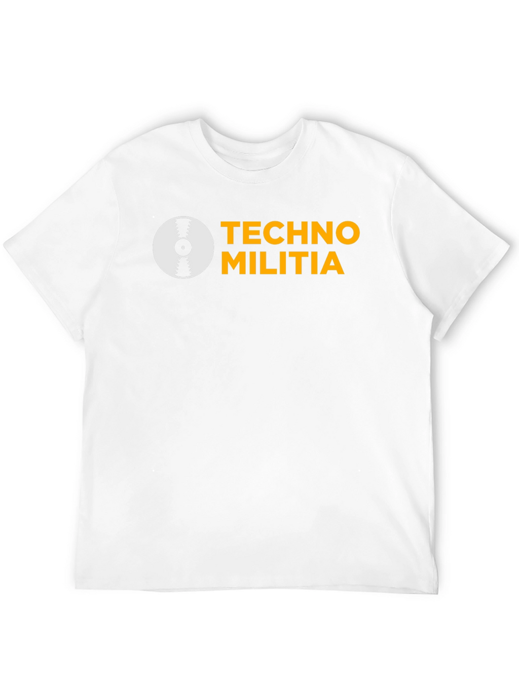 Techno Militia Graphic Tee - Black Cotton T-Shirt