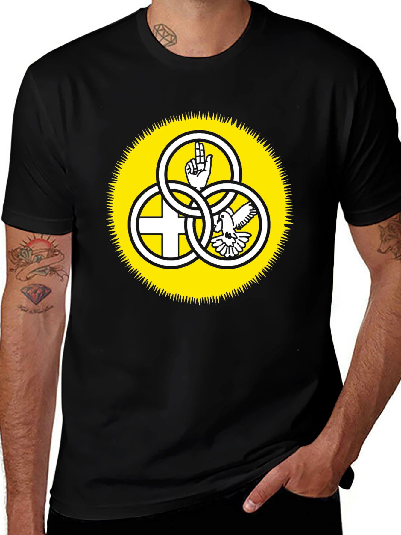 Trinity Symbol Black T-Shirt